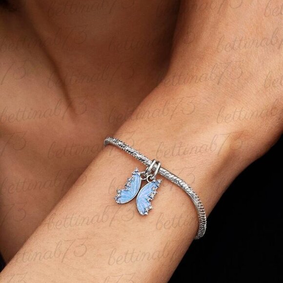 Pandora Splittable Butterfly Dangle Charm - Picture 5 of 5